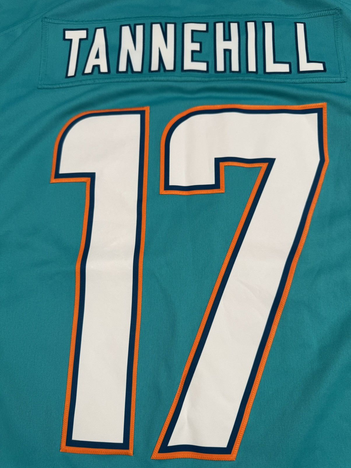 Nike Miami Dolphins Ryan Tannehill #17 NFL Stitched Aqua Jersey Size US XL / EU 56 / 4 - 10 Thumbnail