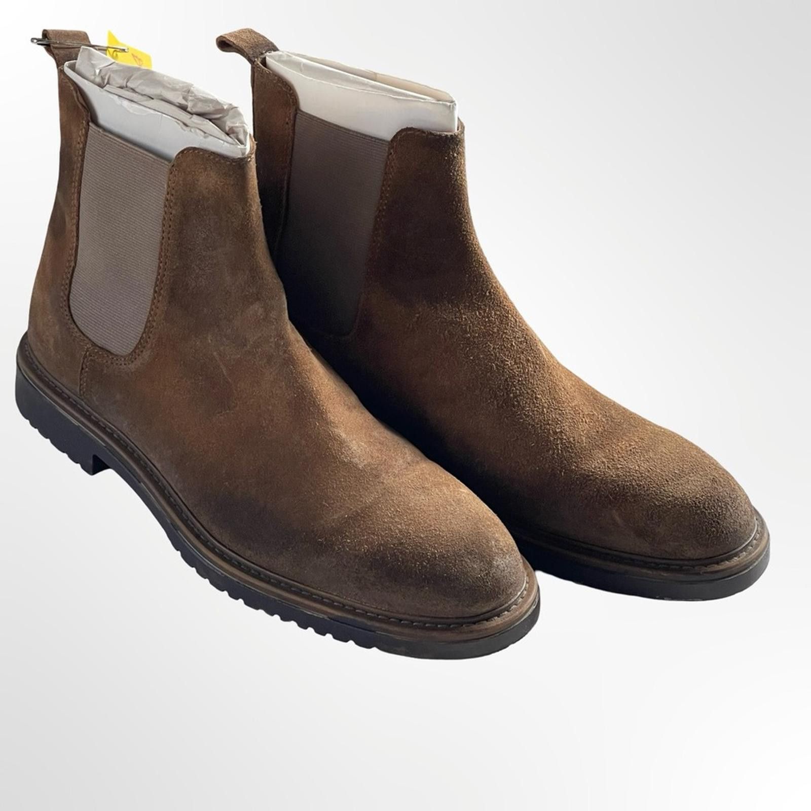 Other Vance Co. Pratt brown faux leather Chelsea boots size 