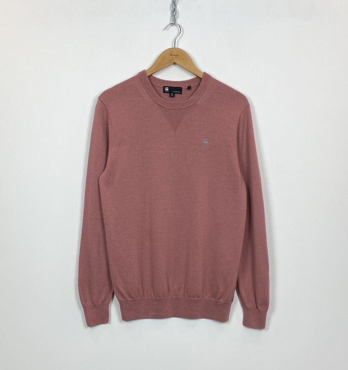 G-Star G-Star Raw Core R Knit L/S 100% Merino Wool Sweater Pullover Size US M / EU 48-50 / 2 - 1 Thumbnail