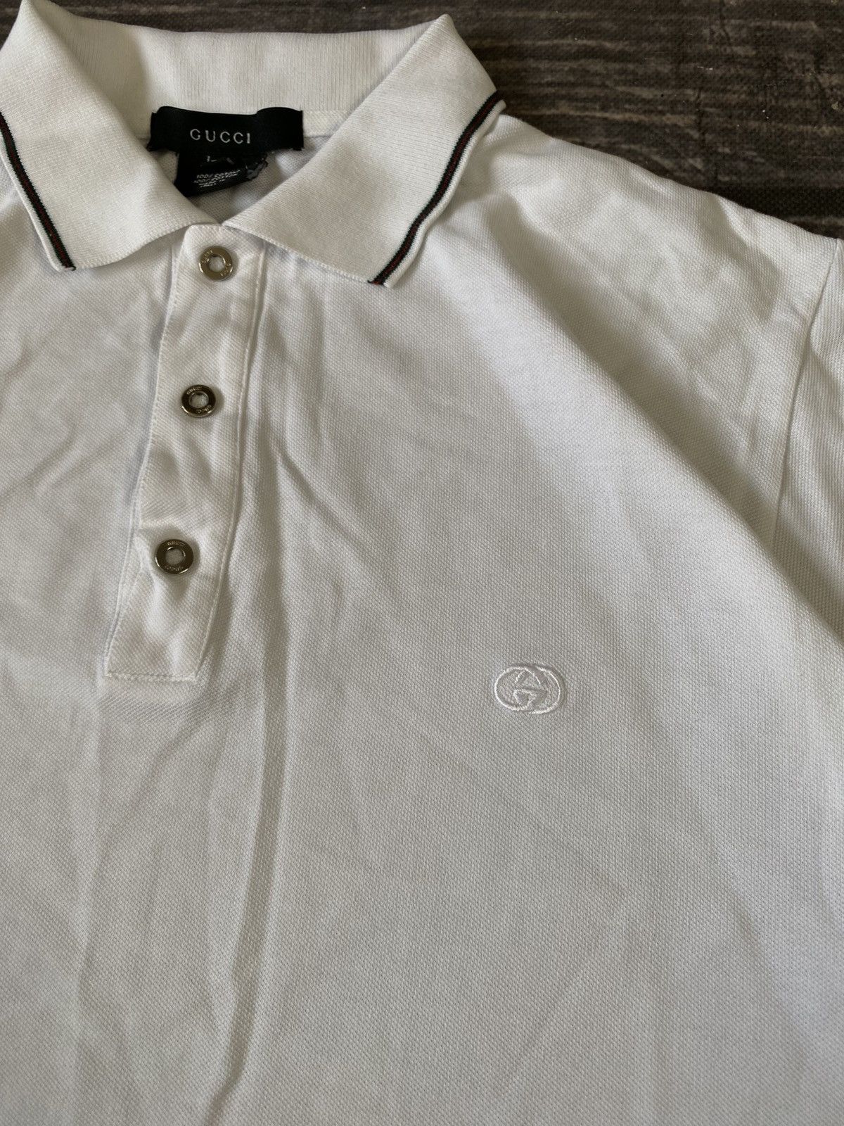 Gucci Gucci By Tom Ford Vintage Striped Men’s Polo Size US L / EU 52-54 / 3 - 2 Thumbnail