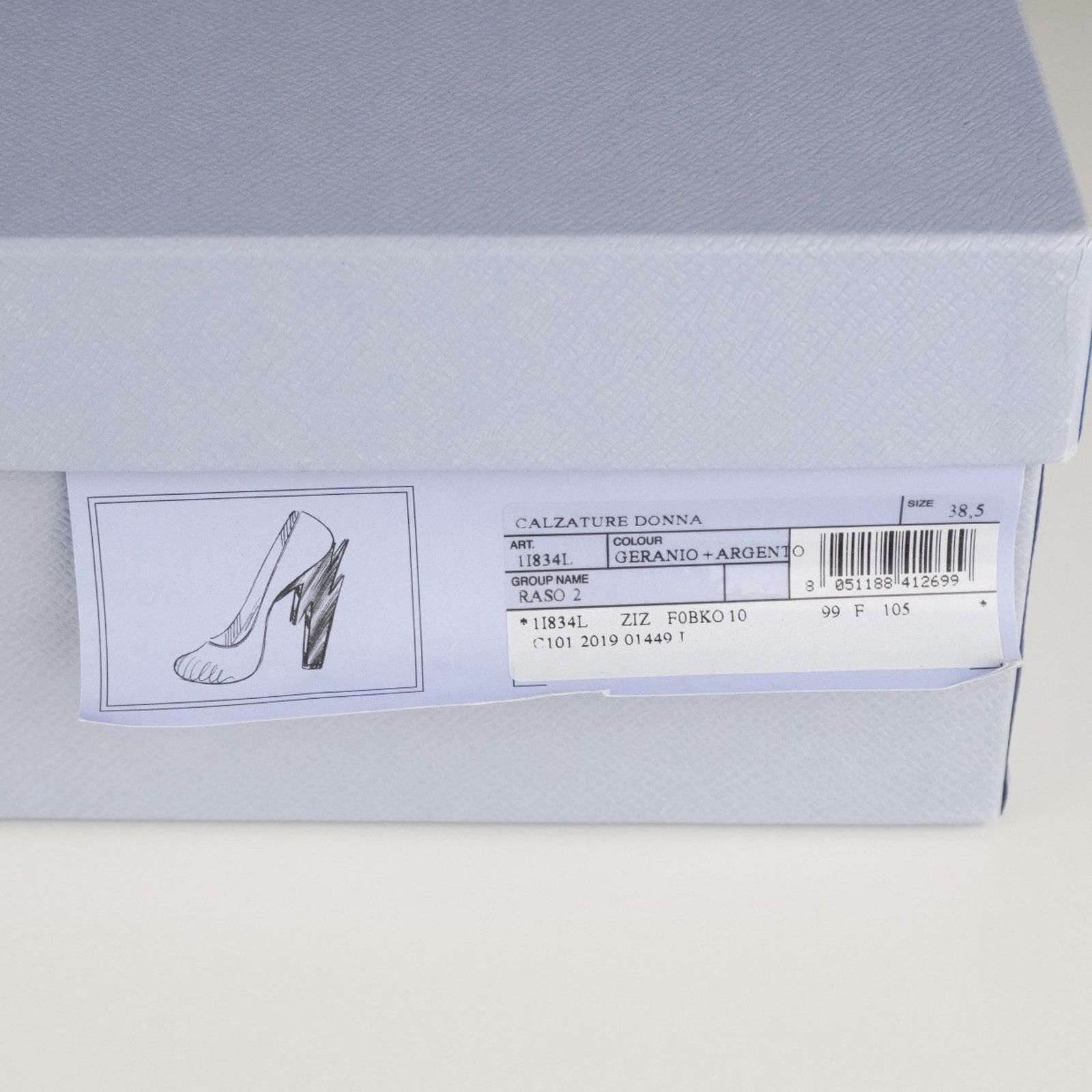 Prada Iconic prada satin pink silver logo metal bolt heels Size US 8.5 / IT 38.5 - 10 Thumbnail