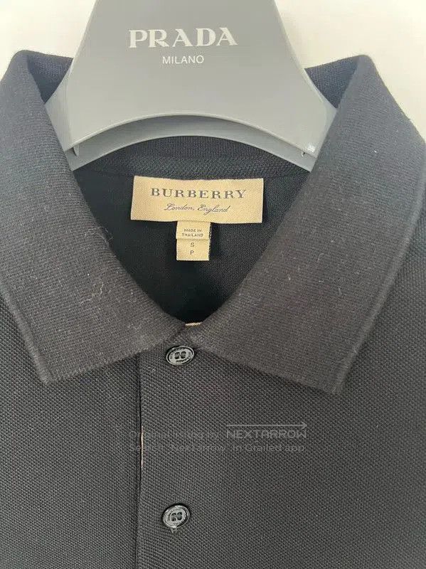 Burberry Burberry Classic Black Cotton Short Sleeve Polo. Size US S / EU 44-46 / 1 - 3 Thumbnail