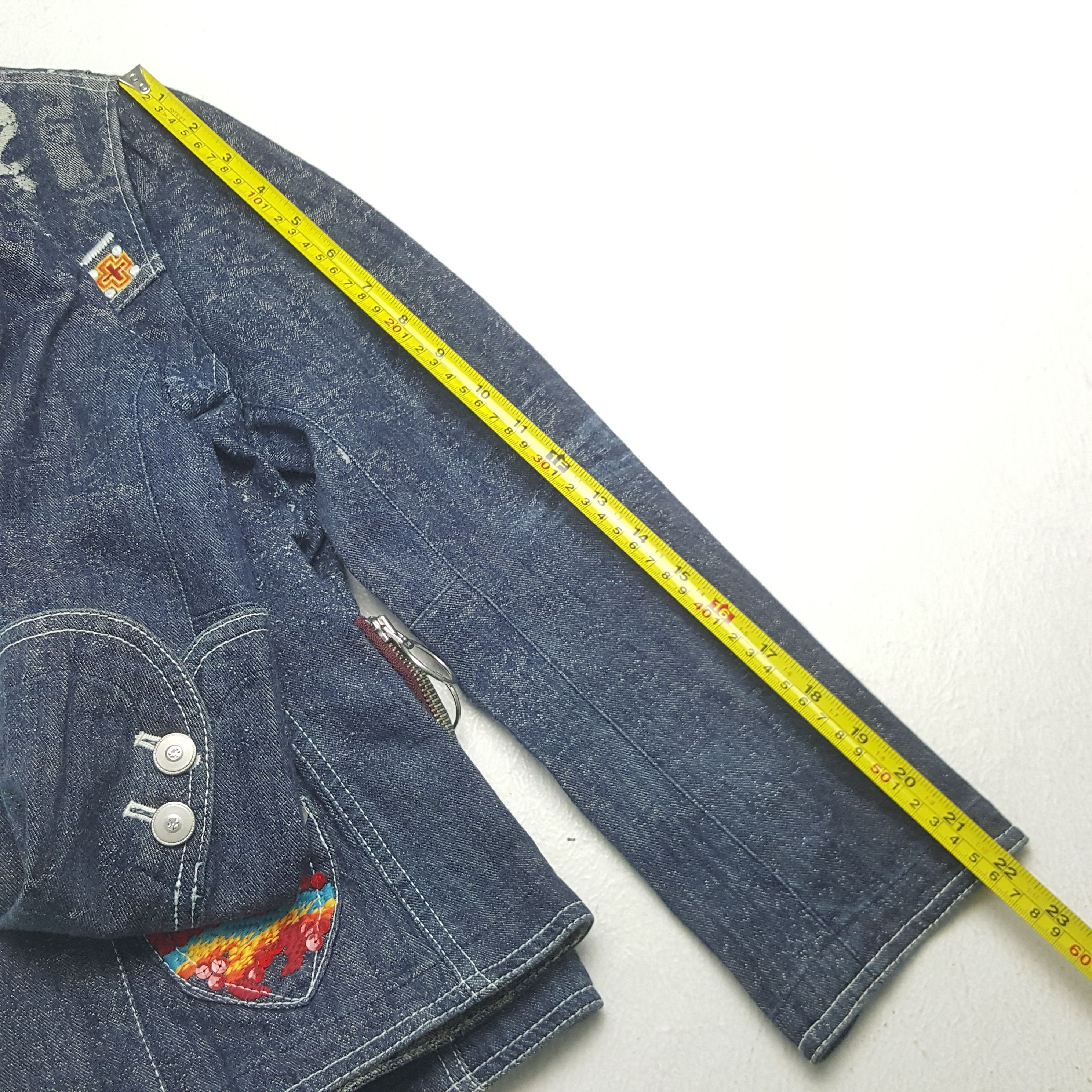 Japanese Brand Vintage Gkitaliya Japanese Brand Denim Jacket C296N9 Size XS / US 0-2 / IT 36-38 - 7 Thumbnail