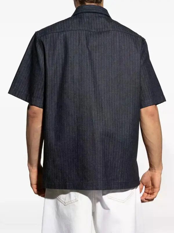 Givenchy o1h1sh11225 Short Sleeve Shirt in Dark Blue Size US M / EU 48-50 / 2 - 3 Thumbnail