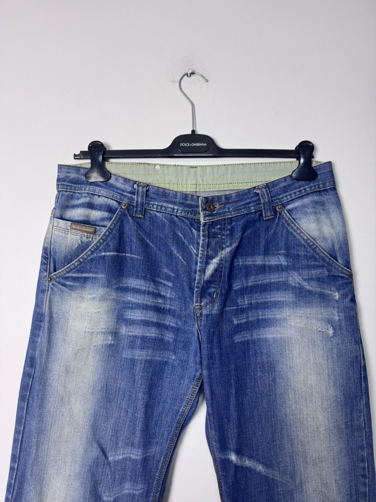 Dolce & Gabbana Dolce & Gabbana D&G Washed Archive Denim Jeans Faded 00s Size US 34 / EU 50 - 3 Thumbnail