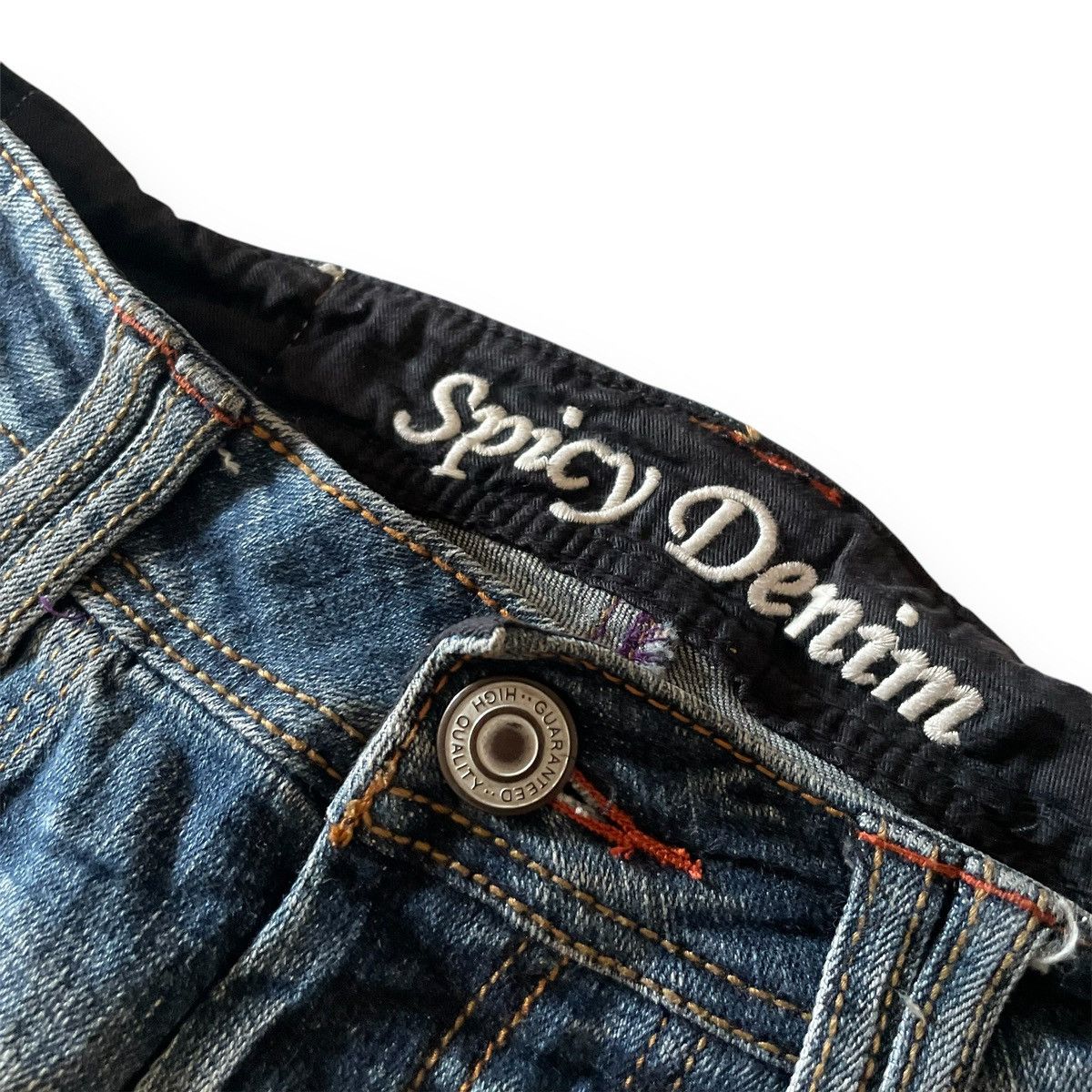 Japanese Brand Vintage Spicy Denim Flared Japanes Brand Size US 29 - 5 Thumbnail