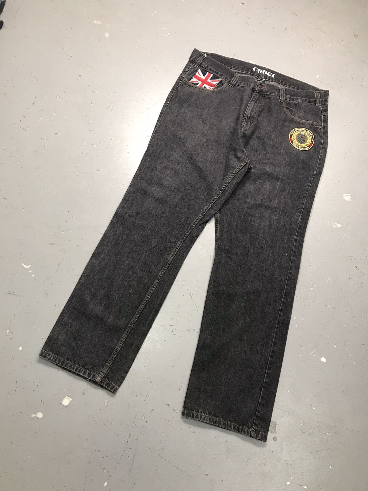 Coogi Vintage Coogi crazy patchwork baggy denim Size US 44 / EU 60 - 3 Thumbnail