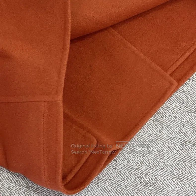 Hermes Hermes Orange Mid-Length Cashmere Overcoat Jacket Size XS / US 0-2 / IT 36-38 - 5 Thumbnail