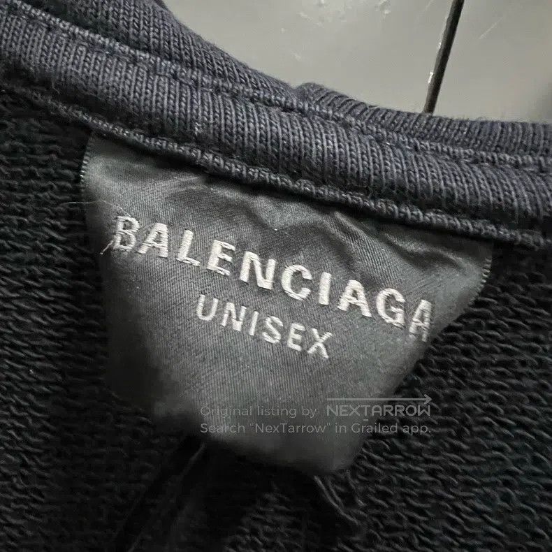 Balenciaga Balenciaga Black 3XL Printed Hoodie Size US M / EU 48-50 / 2 - 2 Thumbnail