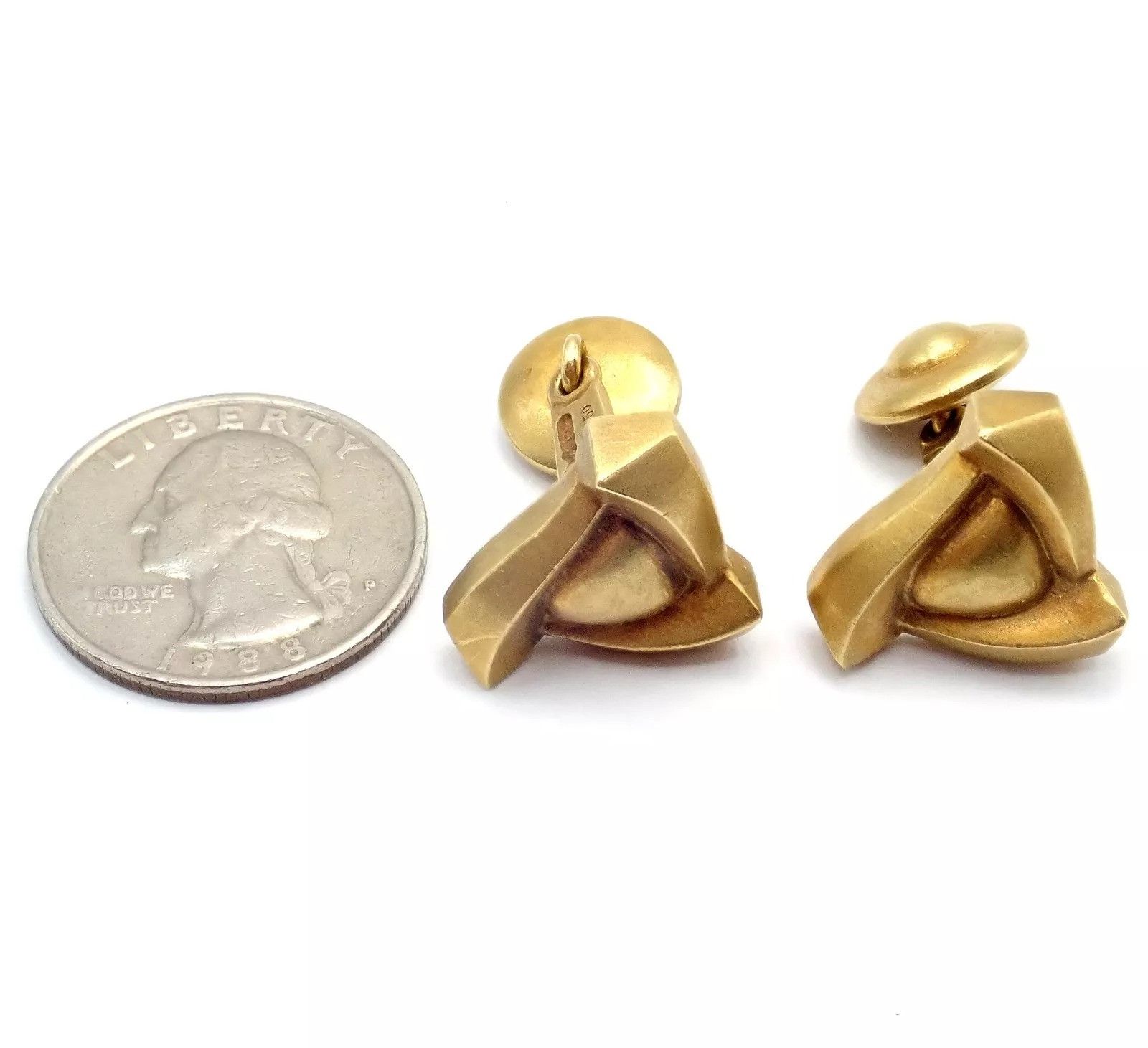 Kieselstein-Cord Kieselstein Cord 18k Alligator Eye Cufflinks 1990 Size ONE SIZE - 5 Thumbnail