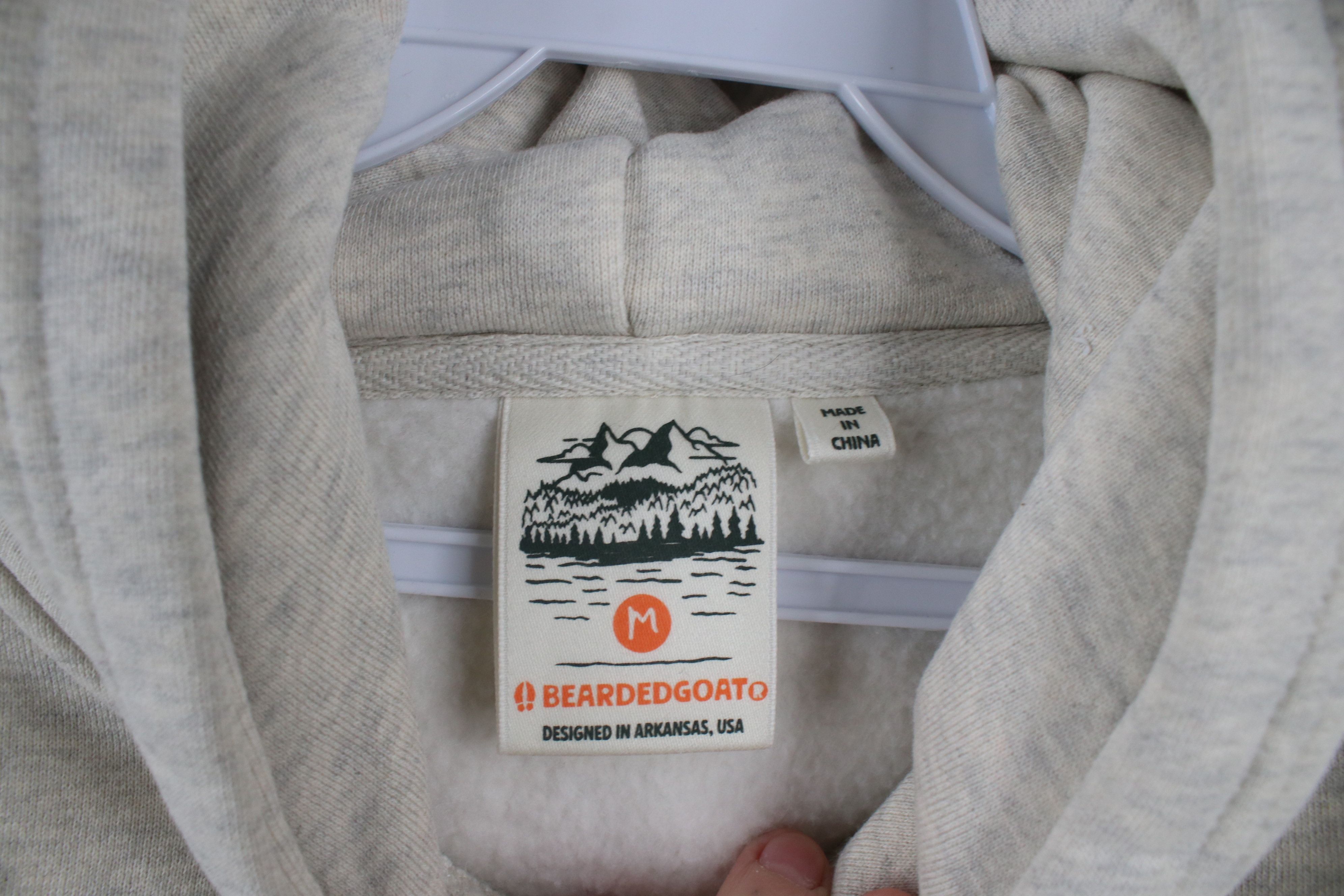 Vintage Beardedgoat Overnight Hoodie Sweatshirt Heather Gray Size M / US 6-8 / IT 42-44 - 7 Thumbnail