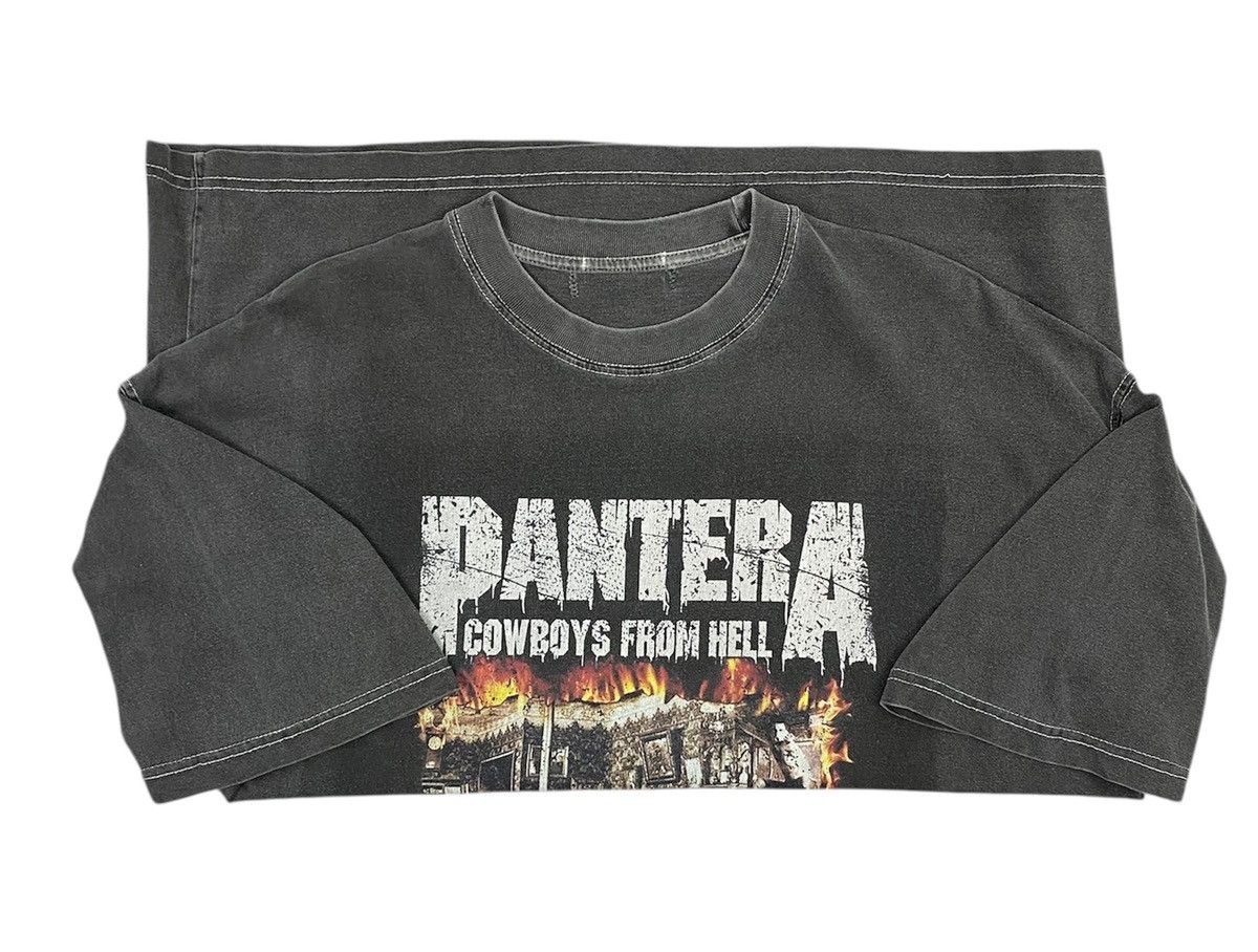 Japanese Brand Rare🔥Vintage Pantera Band Shirt Big Logo Spell Out Size US XL / EU 56 / 4 - 4 Thumbnail
