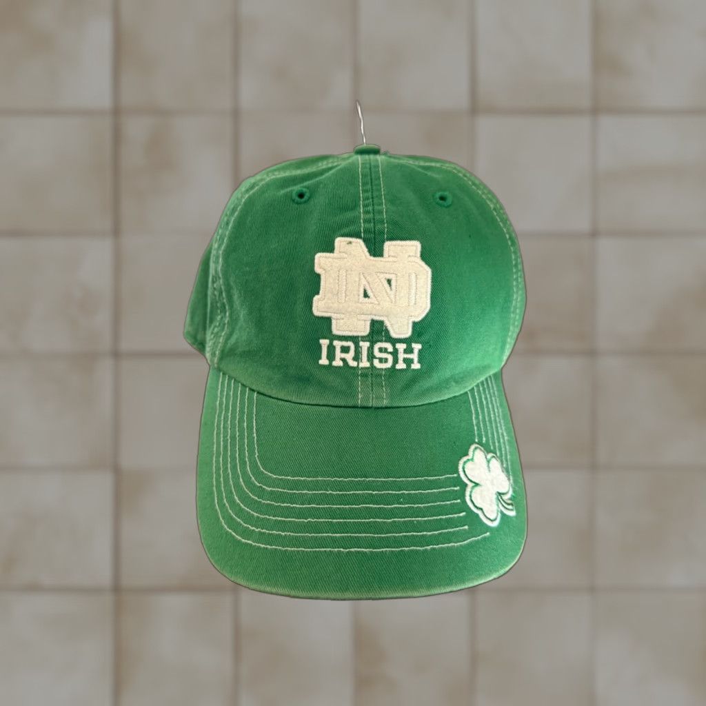 Vintage Twins Enterprise Notre Dame Dad Casual Ball Cap Hat Strapback Adjustable Size Small Black Men's Baseball Cap Size ONE SIZE - 1 Thumbnail