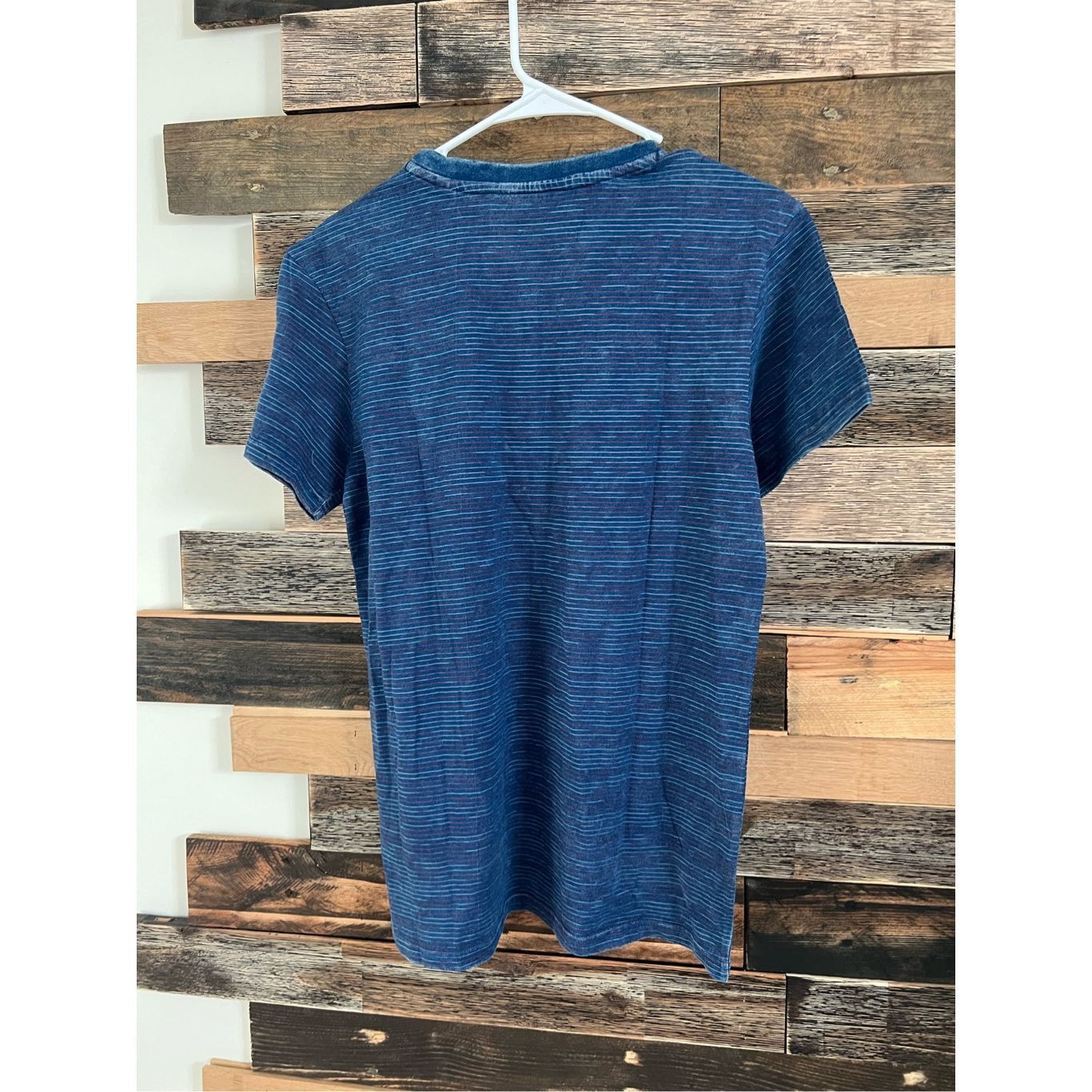 Other Micros NWT Henley T Shirt Men’s Indigo With Red And White St Size US S / EU 44-46 / 1 - 2 Thumbnail
