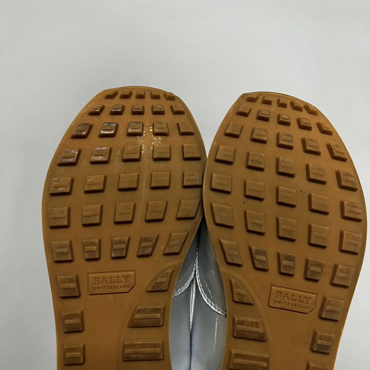Bally BALLY Gavina Metallic Silver Low Woman's Leather Sneakers Size US 7.5 / IT 37.5 - 14 Thumbnail