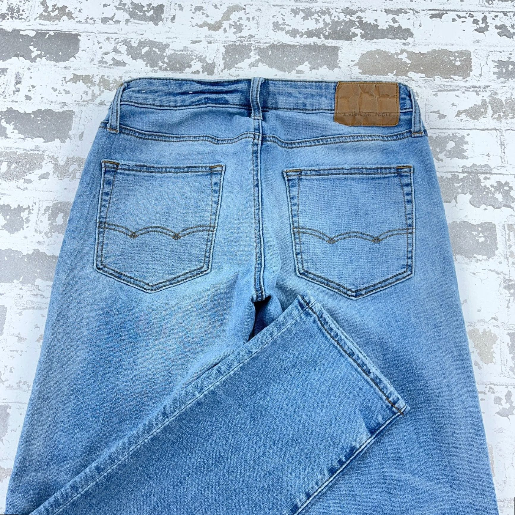 American Eagle Outfitters American Eagle Outfitters Jeans Men 30x30 Slim Straight Leg Blue Denim 5-Pocket Belt Loops Distressed? No. Classic Skater Preppy - 90s Modern N/A Size US 30 / EU 46 - 6 Thumbnail
