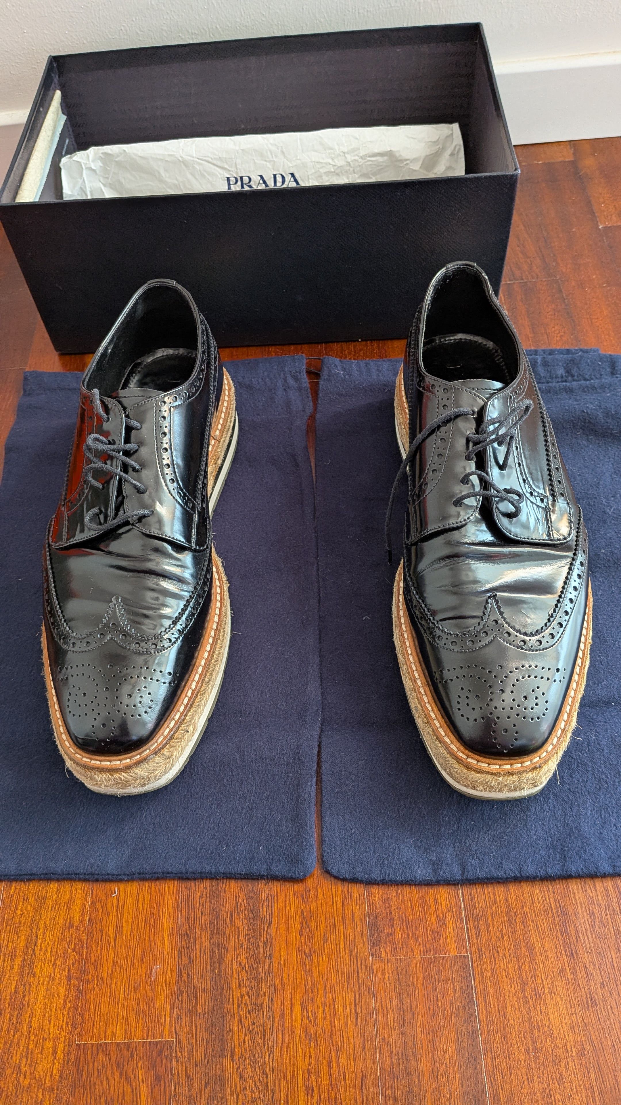 Prada Prada SS11 Platform Brogues Fits 42–42.5 Size 7.5 Size US 9 / EU 42 - 1 Thumbnail