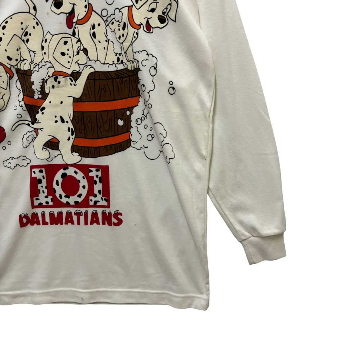 Disney × Vintage 101 Dalmatian Cartoon Vintage Design Big Logo Graphic Size US L / EU 52-54 / 3 - 6 Thumbnail