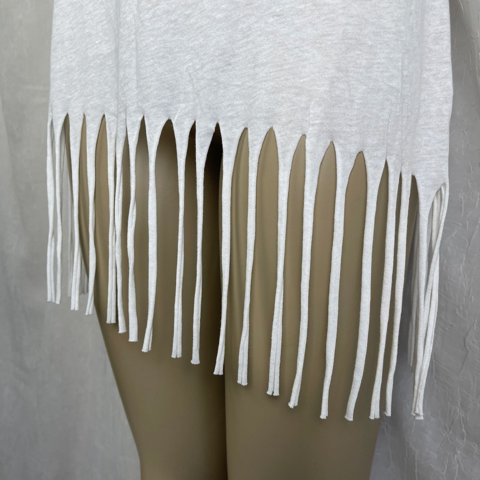 Pink Victoria’s Secret PINK White Fringe Tank Dress Pineapple NWT Size XS / US 0-2 / IT 36-38 - 11 Thumbnail