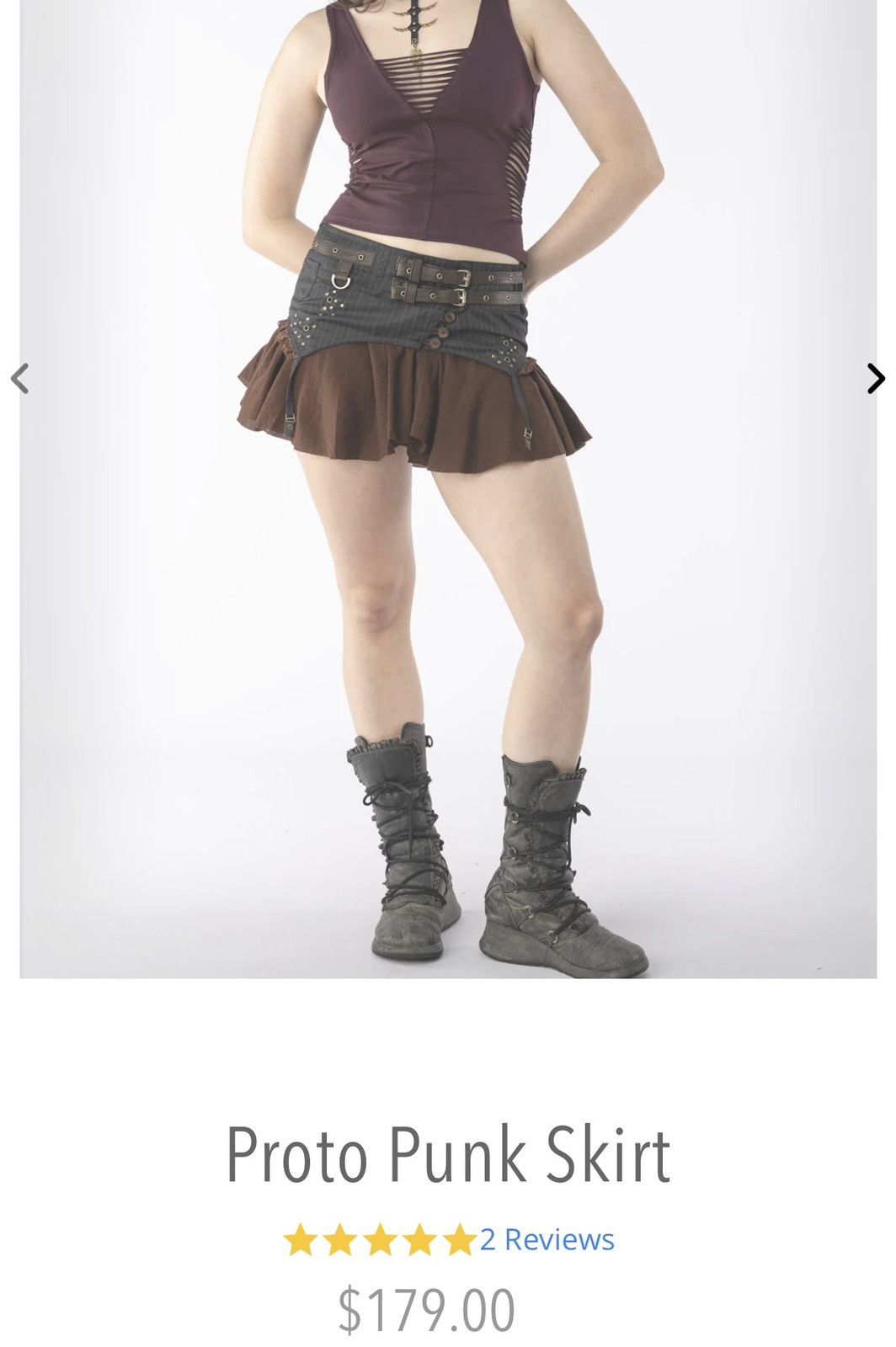 Other fairy floss-urban tribe wear proto punk skirt Size 30" / US 8 / IT 44 - 4 Thumbnail