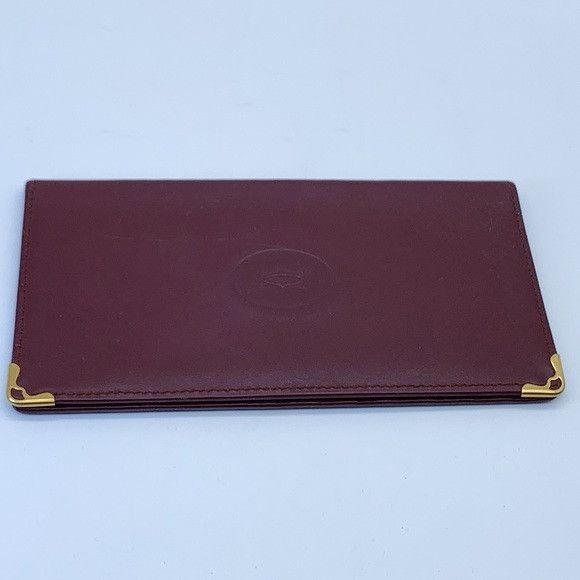 Cartier Cartier Bi-fold Leather Bordeaux Long Wallet Size ONE SIZE - 2 Thumbnail