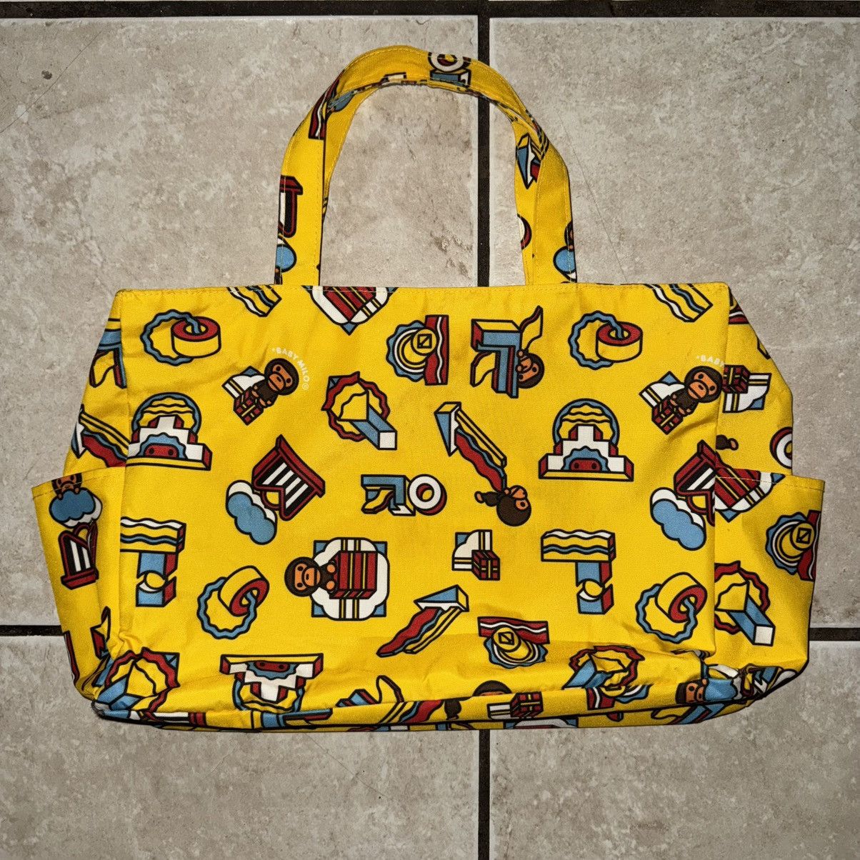 Bape Bape X Baby Milo Yellow Tote Bag Size ONE SIZE - 5 Thumbnail