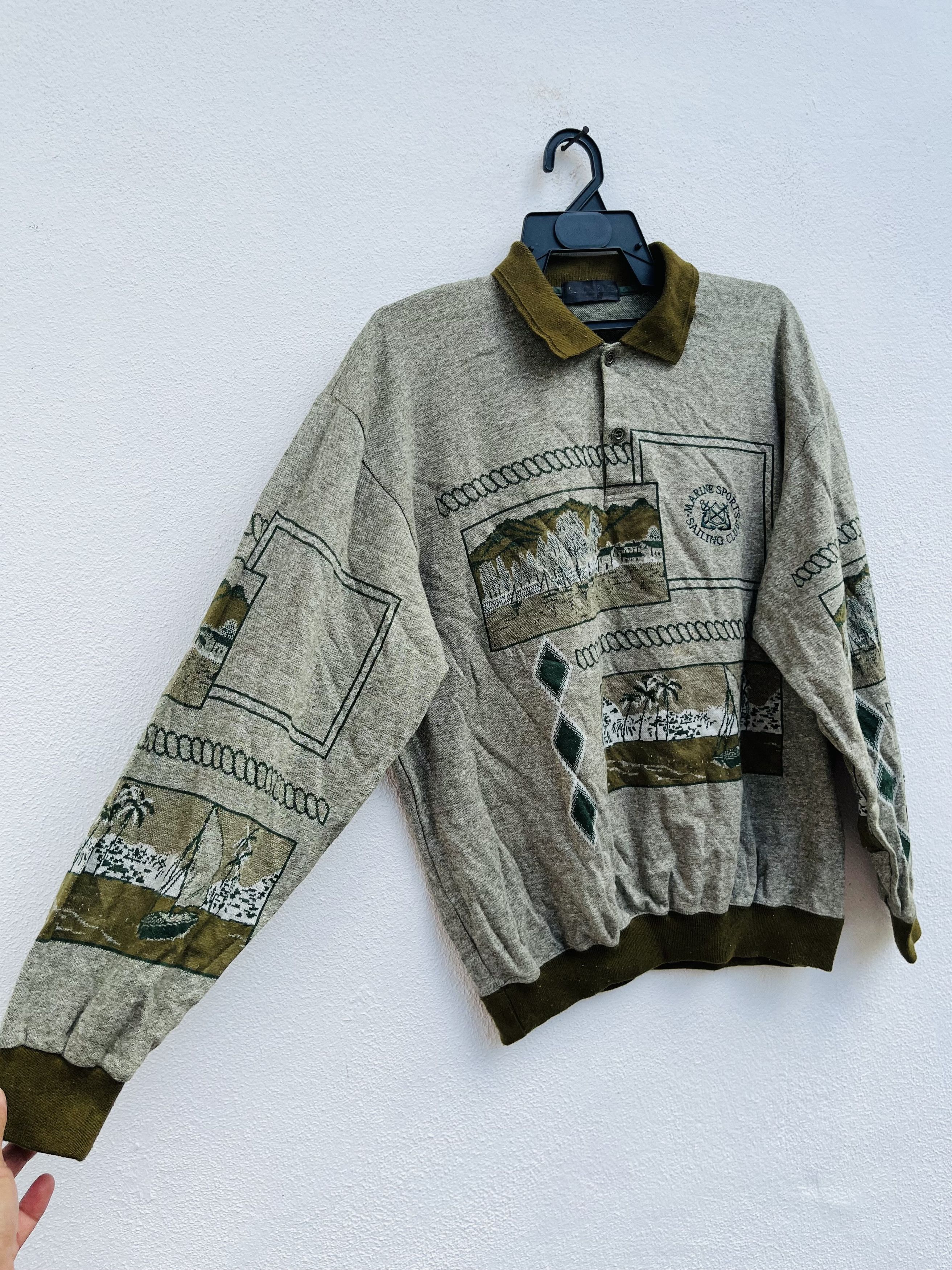 Japanese Brand Vintage Black Bass Japanese Designer Fashion Style Size US L / EU 52-54 / 3 - 4 Thumbnail