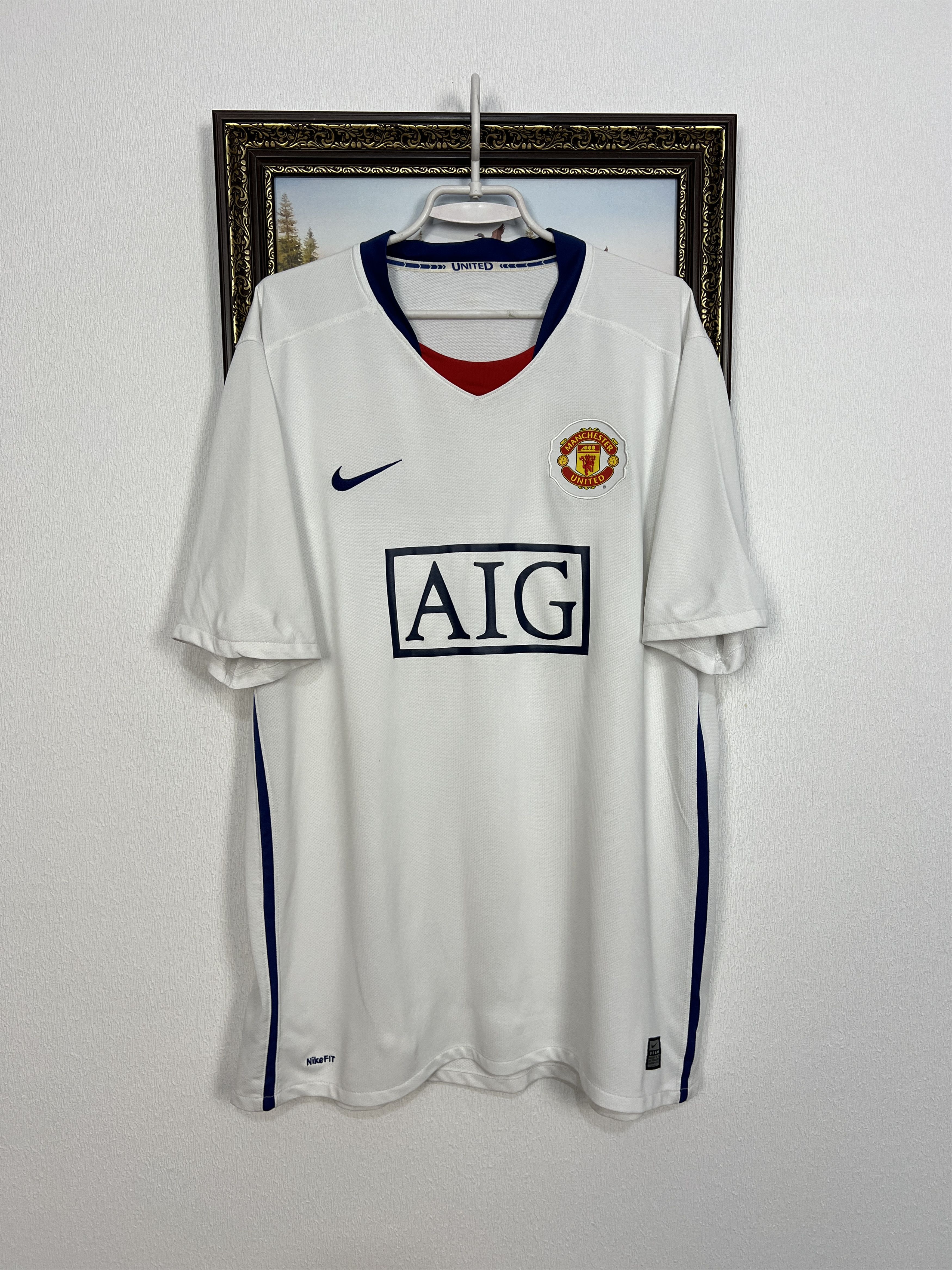 Nike Manchester United Away football shirt Soccer Jersey Trikot Size US XXL / EU 58 / 5 - 1 Thumbnail