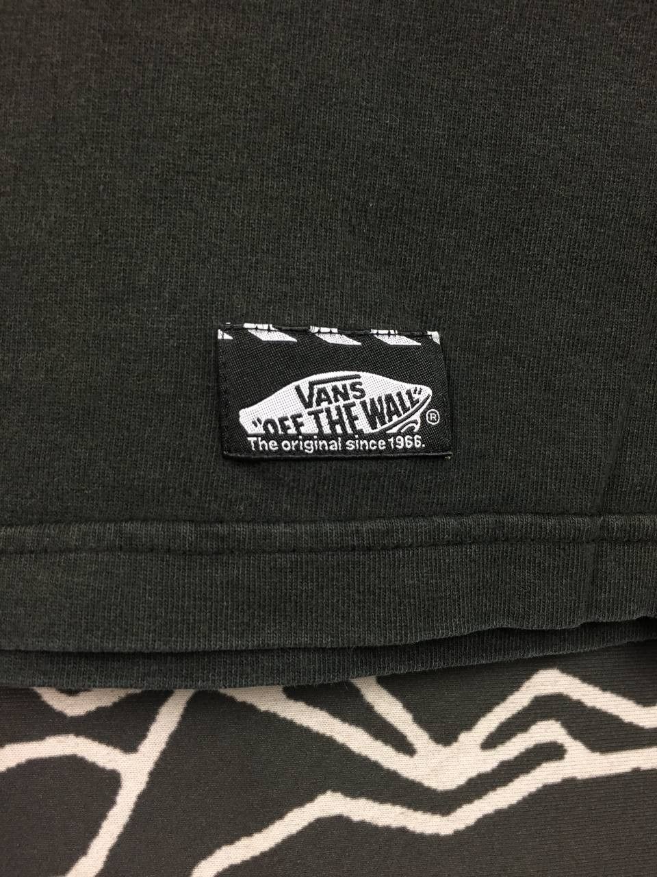 Vans Vans Off The Wall Big Logo Checkerboard Sleeves Tee Size M Size US M / EU 48-50 / 2 - 4 Thumbnail