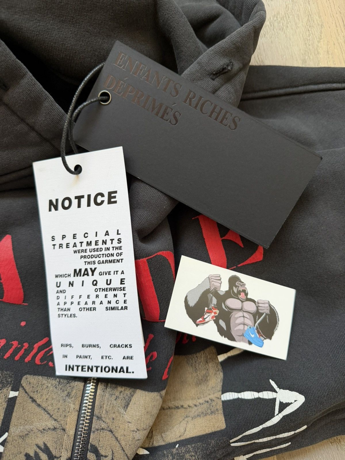 Enfants Riches Deprimes Enfants Riches Deprimes Les Crimes De L'Amour Zip Up Hoodie Size US L / EU 52-54 / 3 - 7 Thumbnail