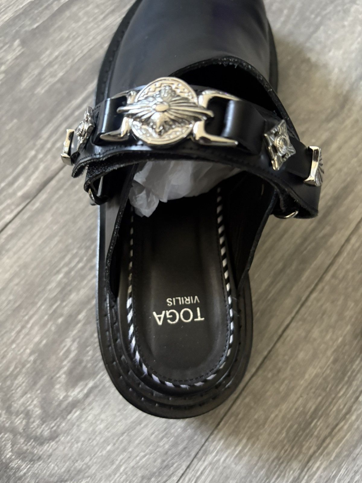 TOGA VIRILIS Toga virilis leather slip ons Size US 9 / EU 42 - 3 Thumbnail