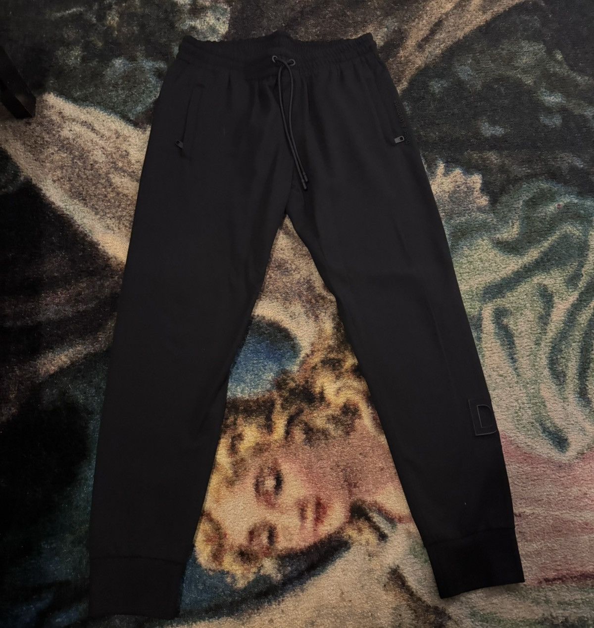 Dolce & Gabbana Dolce & Gabbana black Cotton Blend Jogger Pants Size US 34 / EU 50 - 2 Thumbnail