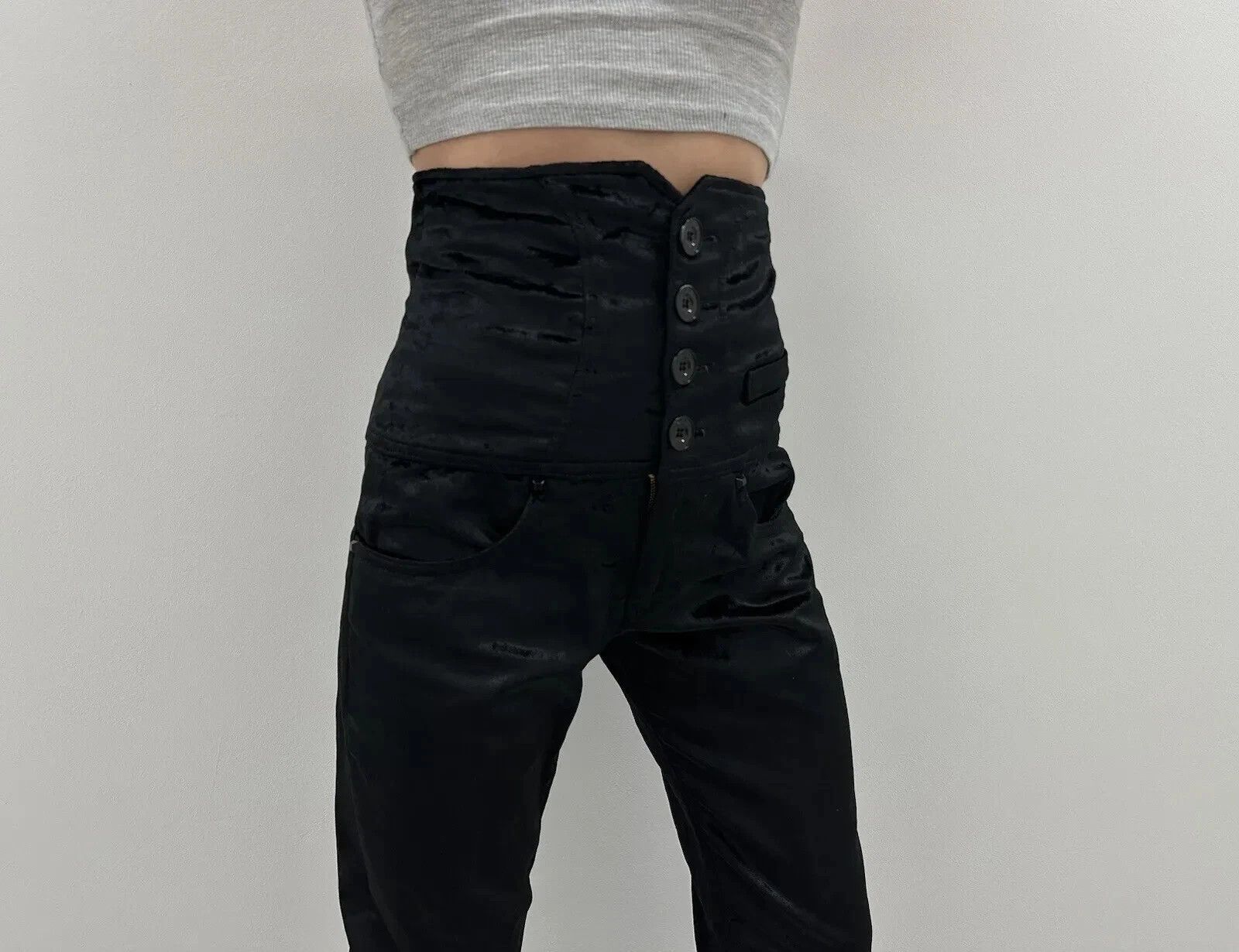 Other Vintage Miss Sixty Collection 60 Hight Waist Pants Women y2k Size US 26 / EU 42 - 4 Thumbnail