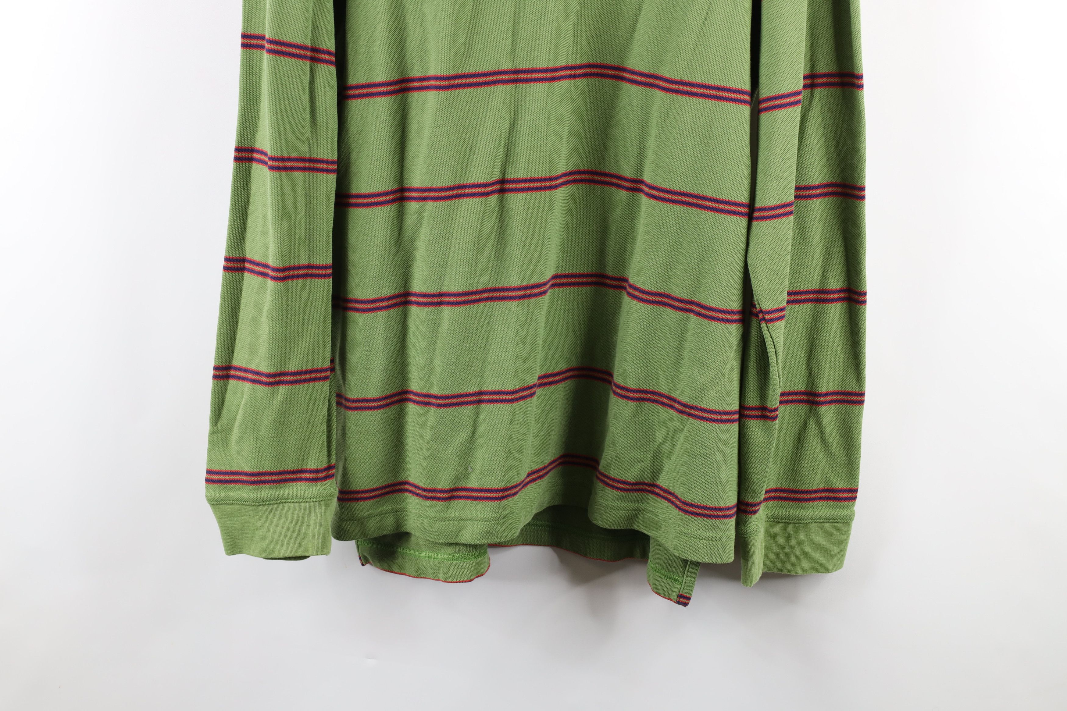 Brooks Brothers Vintage Brooks Brothers Striped Long Sleeve Rugby Polo Size US L / EU 52-54 / 3 - 3 Thumbnail