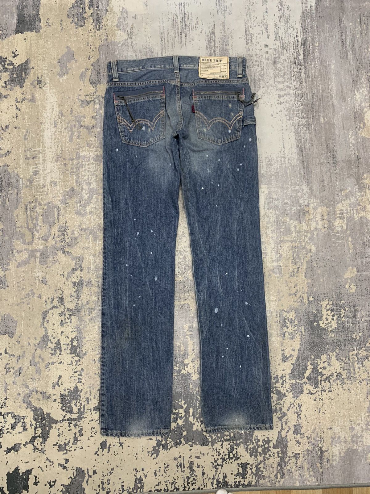 Edwin EDWIN BLUE TRIP CLAW MARK TOKYO DISTRESS DENIM JEANS Size US 32 / EU 48 - 8 Thumbnail