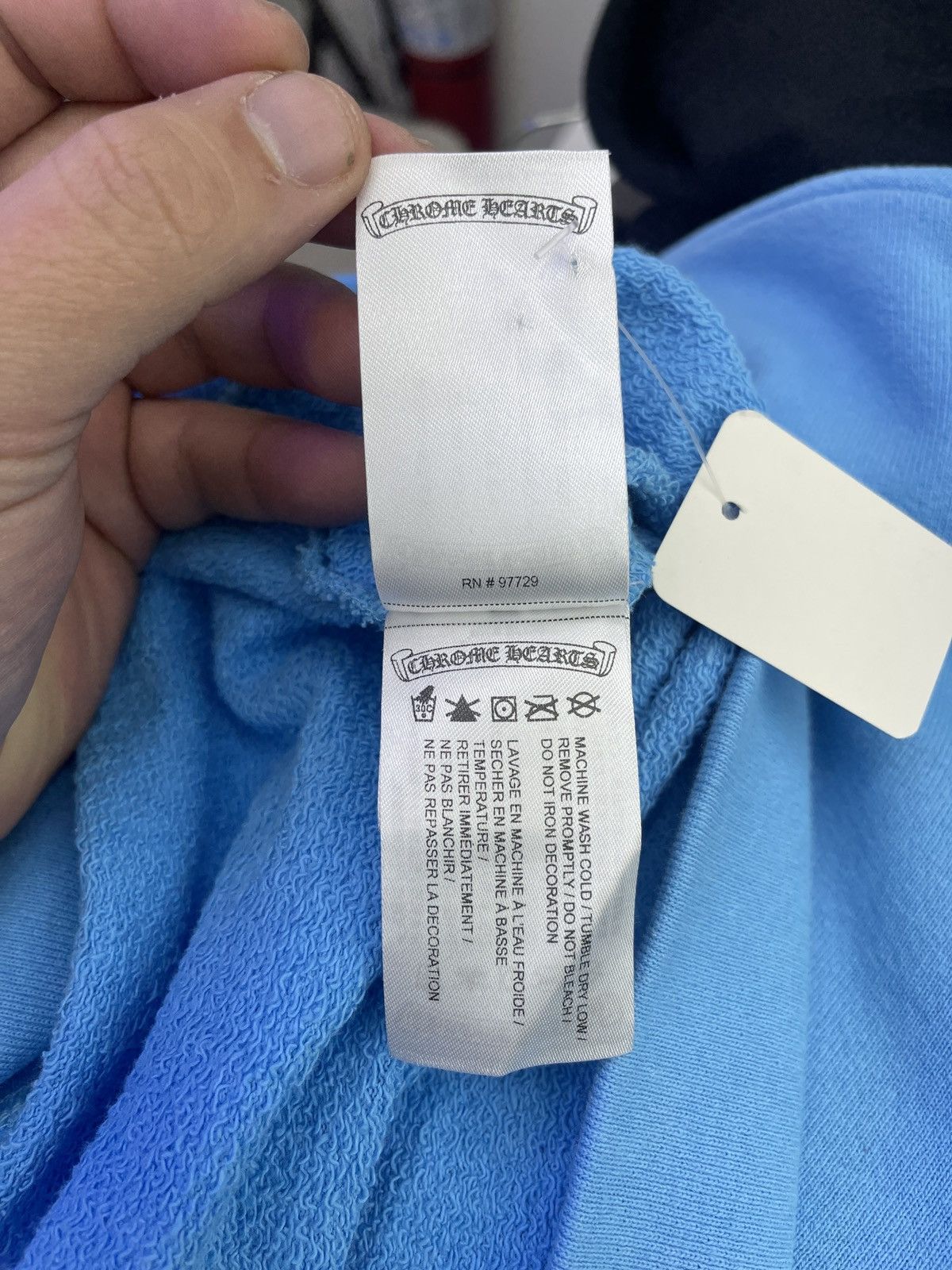 Chrome Hearts Chrome hearts matttboy crewneck light blue Size US L / EU 52-54 / 3 - 5 Thumbnail