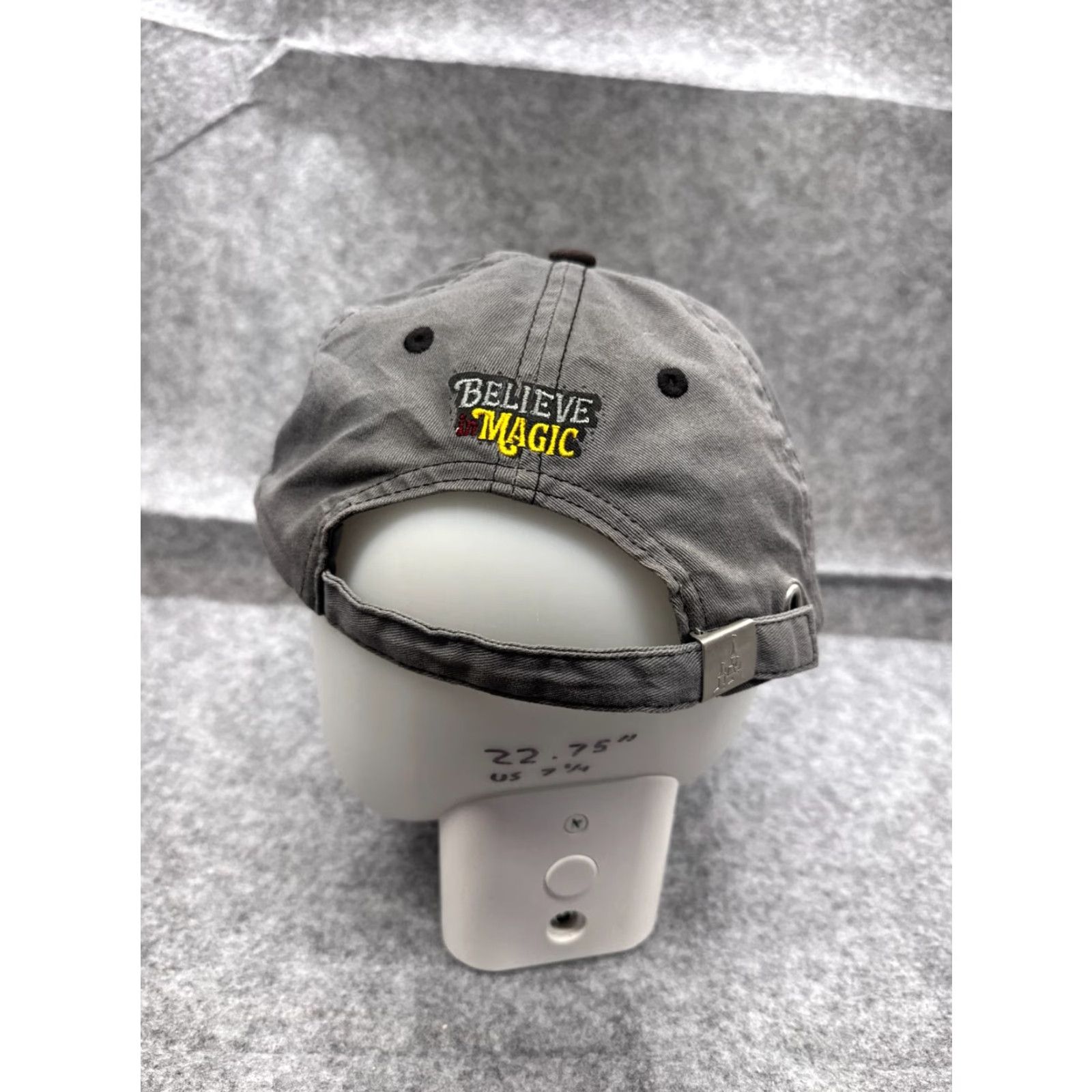 Disney Disney Disneyland Resort Hat Cap Strap Back Adult OS Gray Cotton Twill Disney Cap, Baseball, Adjustable, Lightweight, Unisex Adults Size ONE SIZE - 6 Thumbnail
