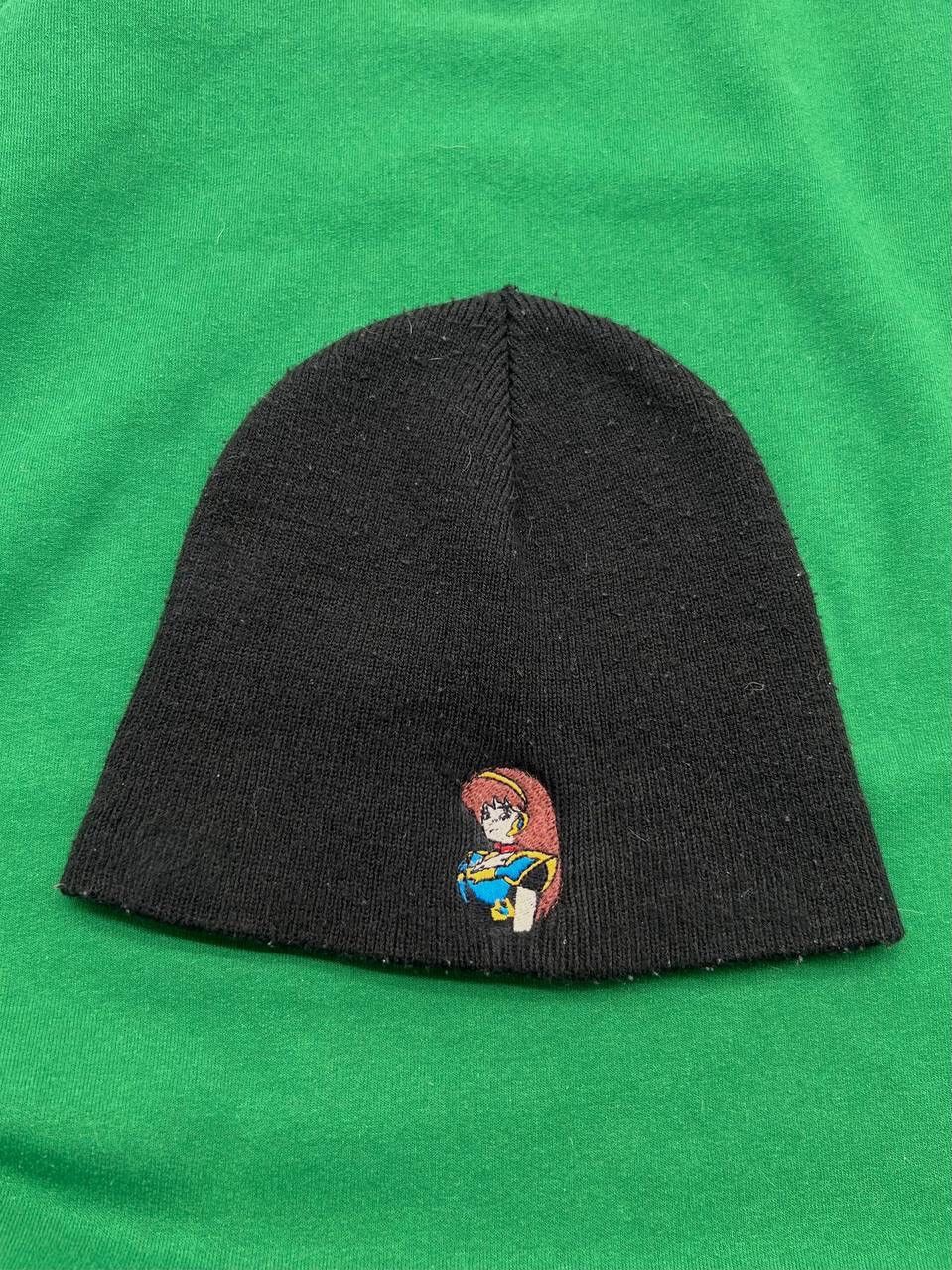 Hook-Ups × Shorty's Skateboards Vintage Hook Ups 90s Anime Girl rare black hat beanie USA Size ONE SIZE - 1 Thumbnail