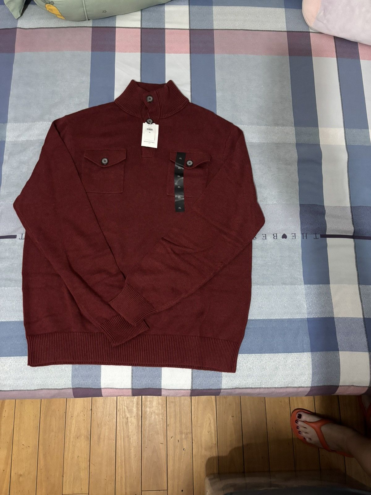 Banana Republic Banana Republic Button Sweater Size US XL / EU 56 / 4 - 1 Thumbnail