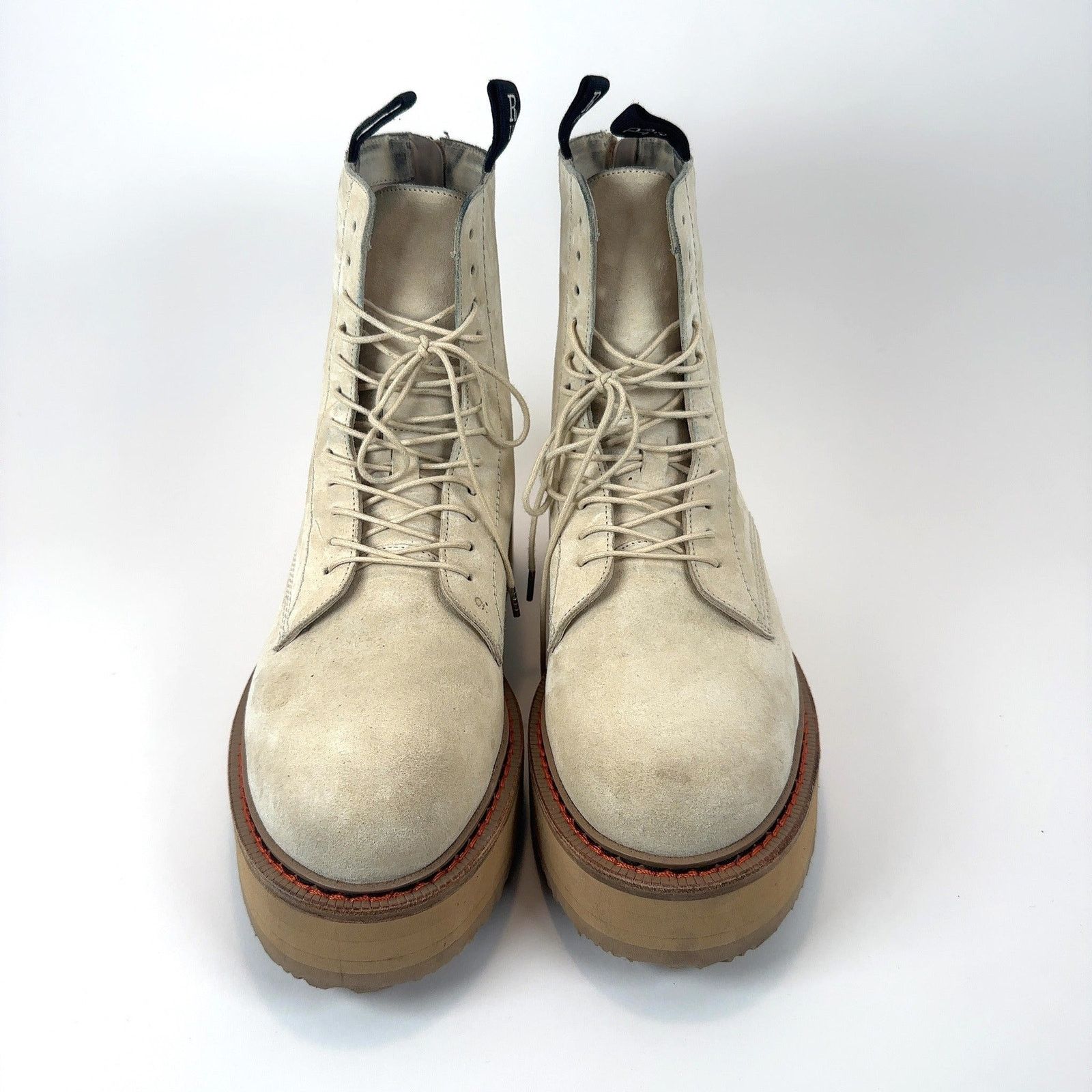 R13 R13 Suede Combat Boots Size US 12 / EU 45 - 3 Thumbnail