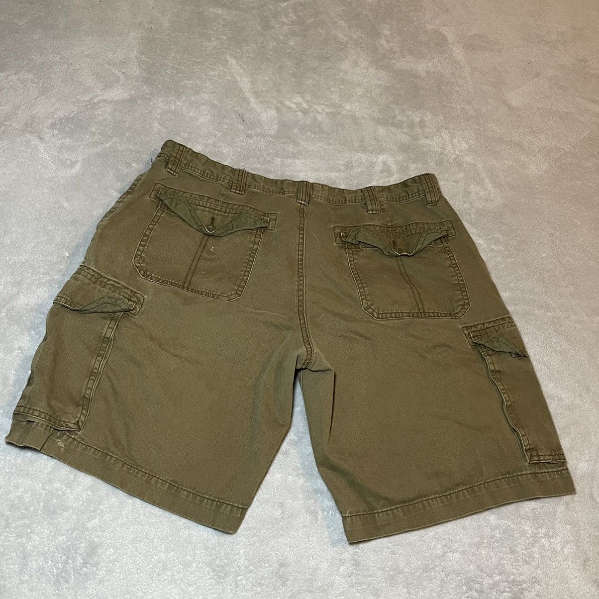 St. Johns Bay Vintage 90s St Johns Bay Mens Brown Cotton Cargo Shorts 38 Size US 38 / EU 54 - 2 Thumbnail