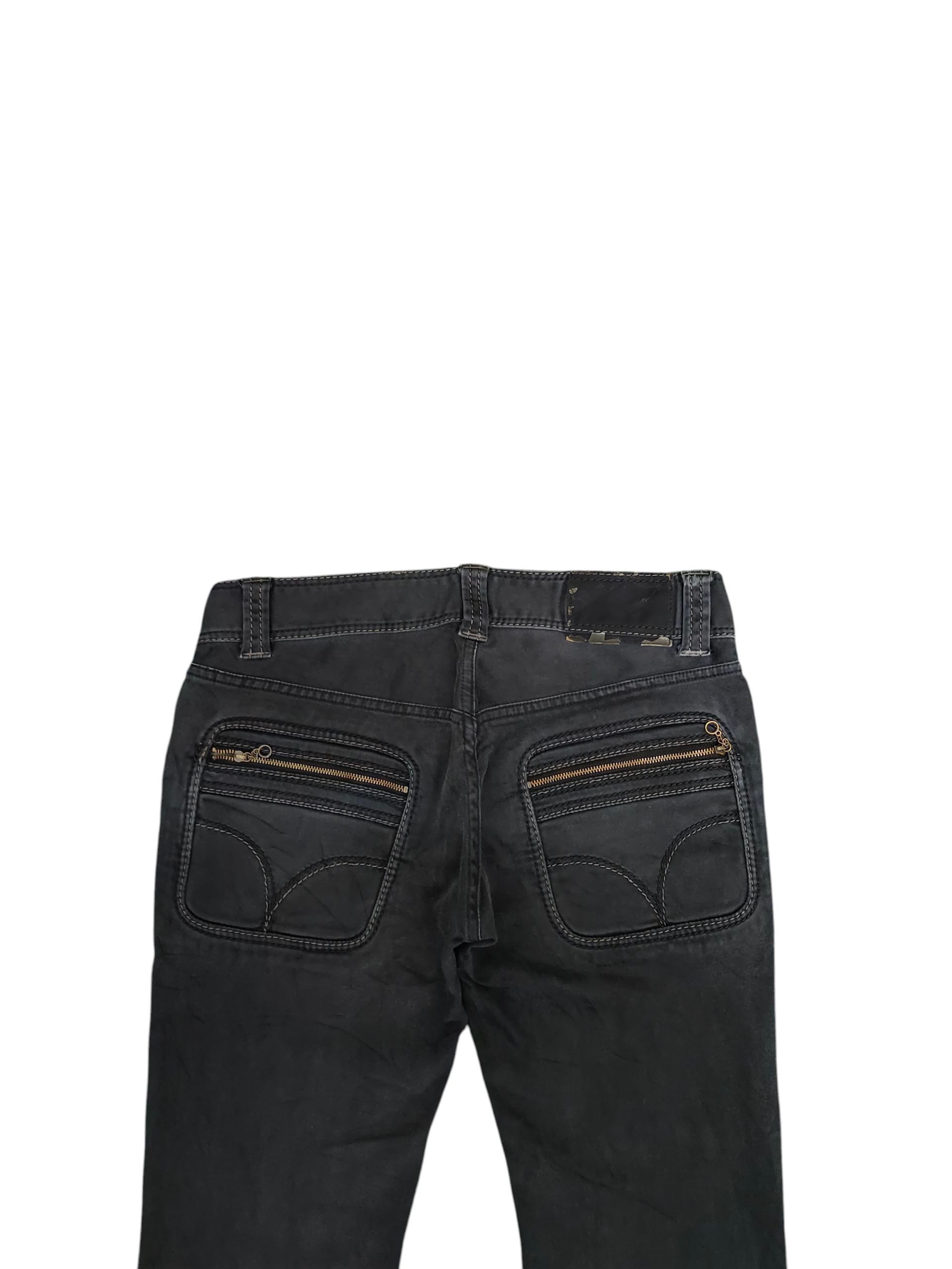 Hysteric Glamour Vintage 90s Hysteric Glamour Black Faded Denim Pant Low Rise Size US 29 - 9 Thumbnail
