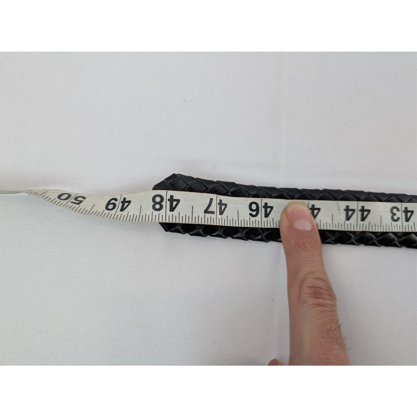 Saint Laurent Paris o1rshd1 Size: 85/ YSL Cintura Misfits C/Tresse Belt in Black Size 34 - 13 Thumbnail