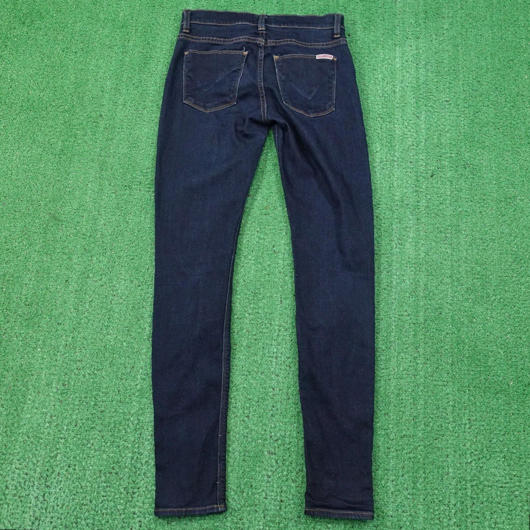 Hudson Vintage Hudson Womens Jeans Skinny 25 Midrise Dark Blue Denim Cotton Spandex 90s Womens Size 42" / US 20 - 5 Thumbnail
