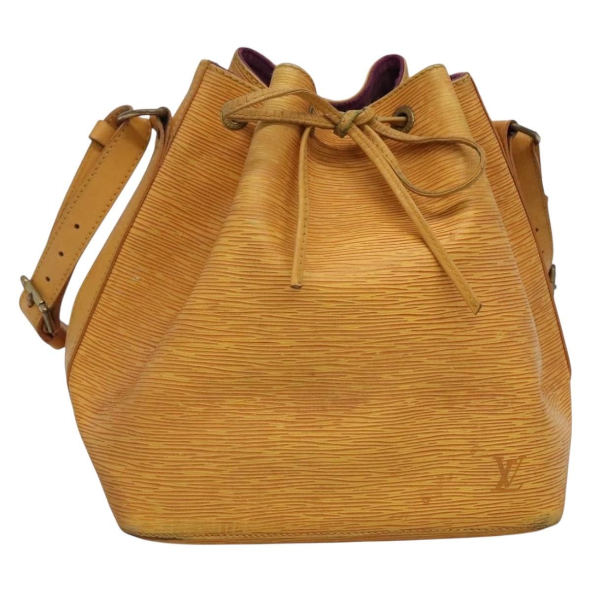 Louis Vuitton LOUIS VUITTON Epi Petit Noe Shoulder Bag Yellow M44109 Size ONE SIZE - 1 Thumbnail
