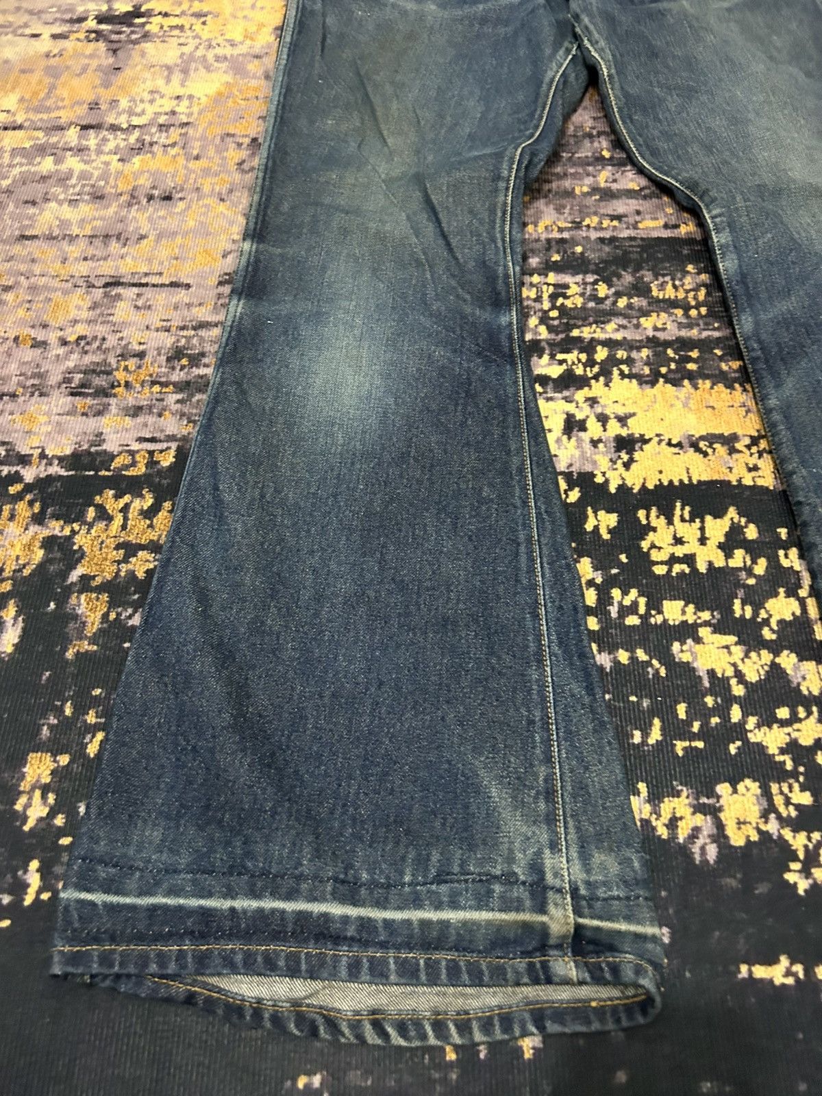 Tornado Mart Vintage Big John Distressed Super Flare Jeans Size US 32 / EU 48 - 6 Thumbnail