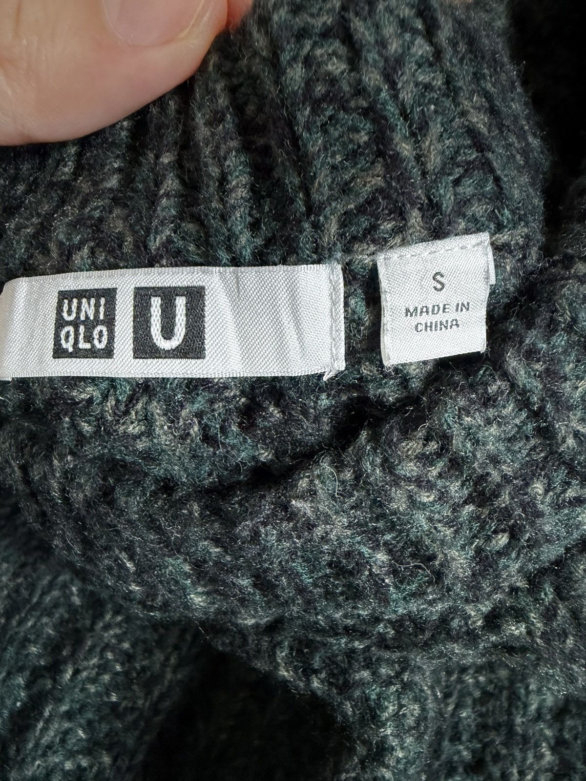 Undercover × Uniqlo Vintage Uniqlo Crewneck Green Forest Knitwear Sweater Jumper Size S / US 4 / IT 40 - 9 Thumbnail