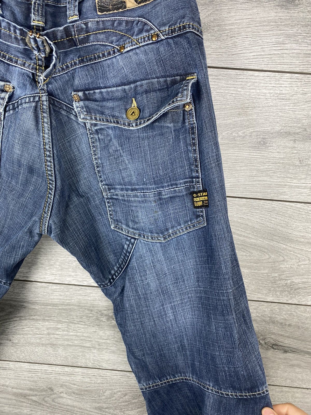 G-Star Mens Vintage G-Star J-Cut Avant Garde Jeans Size US 34 / EU 50 - 14 Thumbnail
