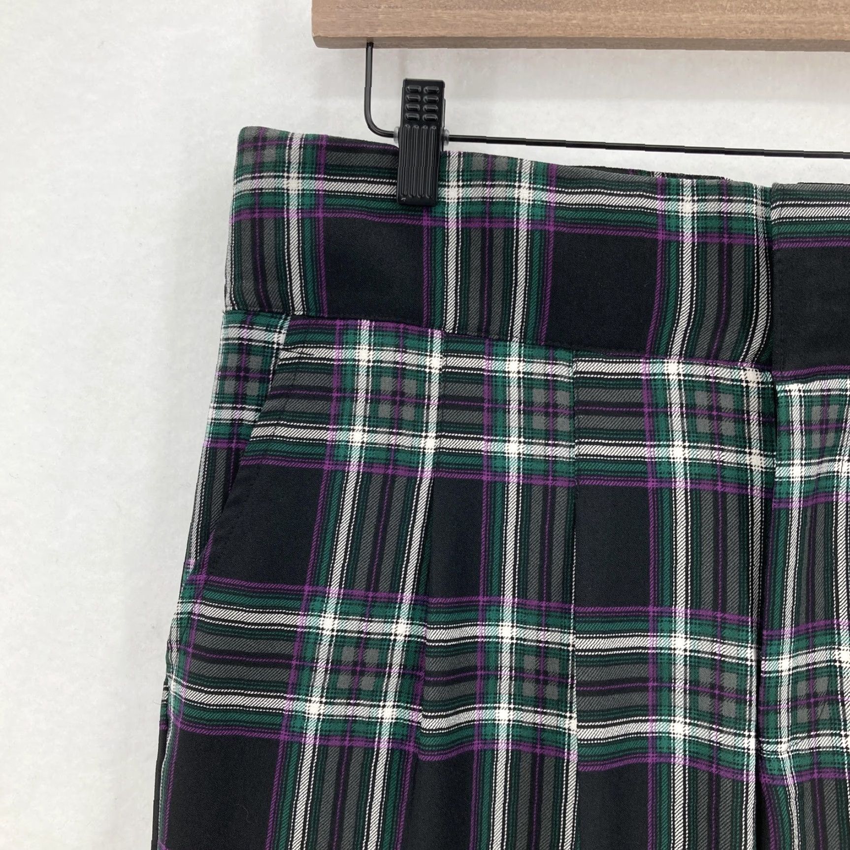 Torrid Torrid Pants Womens 12 Regular Delilah Plaid Wide Leg Studio Crepe High Rise NWT Size 34" / US 12 / IT 48 - 3 Thumbnail