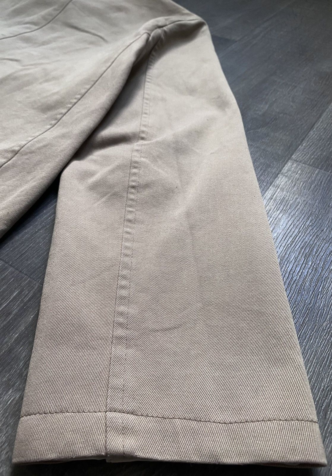 A.P.C. Women’s APC Rue de Fleurus Paris Beige Trench Coat Jacket Size M / US 6-8 / IT 42-44 - 21 Thumbnail